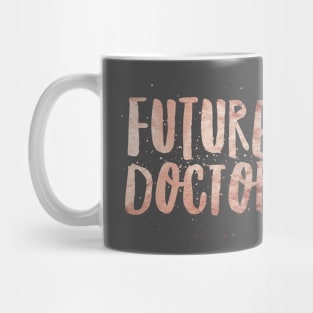 Future Doctor Print Dark Pink Girls Womens Mug